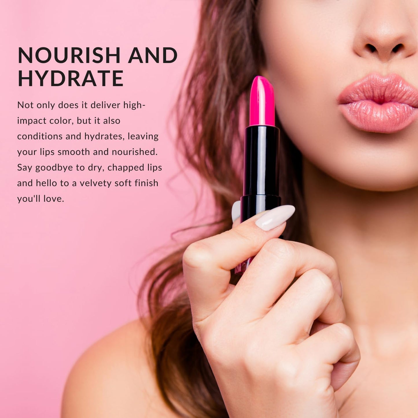 Color Me Beautiful Color Renew Lipstick, Vibrant Lip Color Makeup, Hydrating Creamy Formula