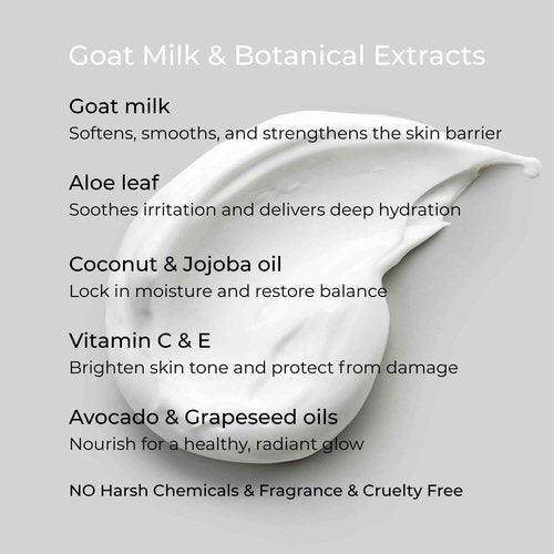 ZOE Skincare Organic Goat Milk Face Cream – Natural Moisturizer for Sensitive & Dry Skin – Hydrating, Vitamin-Rich Daily Face Cream for Women & Men – Paraben & Cruelty Free