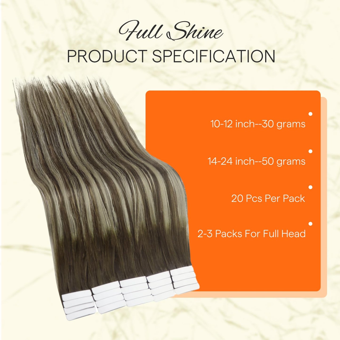 Full Shine Tape in Extensions Color 2 Fading to 60 Blonde Highlight 2 Darkest Brown Balayage Tape For Hair Extensions 12Inch Invisible Short Hair Extensions Tape in 30G 20Pcs Tape in Human Hair