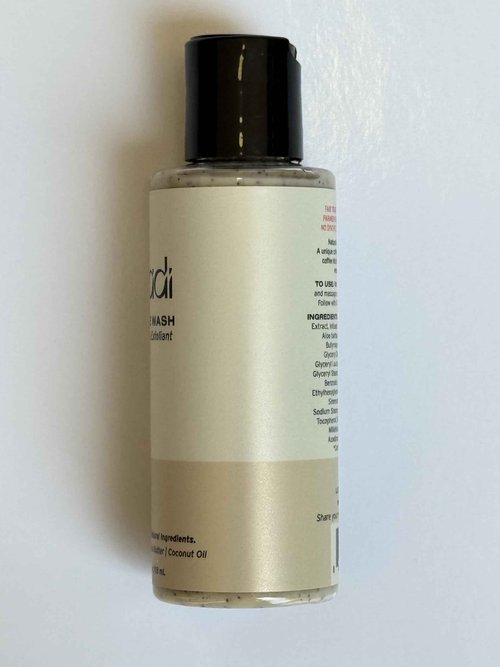 ITADI Organic Daily Gentle Face Exfoliator Wash | Coffee Berry Infused Face Scrub Exfoliator | Best for Women & Men | 4oz