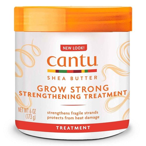 Cantu Shea Butter Grow Strong Strengthening Treatment 6 Ounce (177ml) (3 Pack)