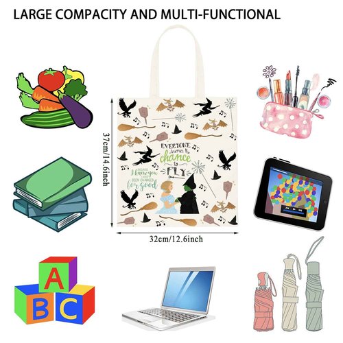 TSOTMO Musical Lover Gift For Best Iadybro Musical Inspired Musical Makeup Bag Musical Theatre Gift(to fly tote)