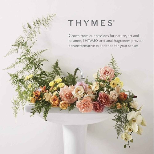 Thymes Hand Wash Refill - Lightly Scented Liquid Hand Soap for Bathroom and Kitchen Refill - Moisturizing Formula with Natural Ingredients (Lemon Leaf, 24.5 fl oz)