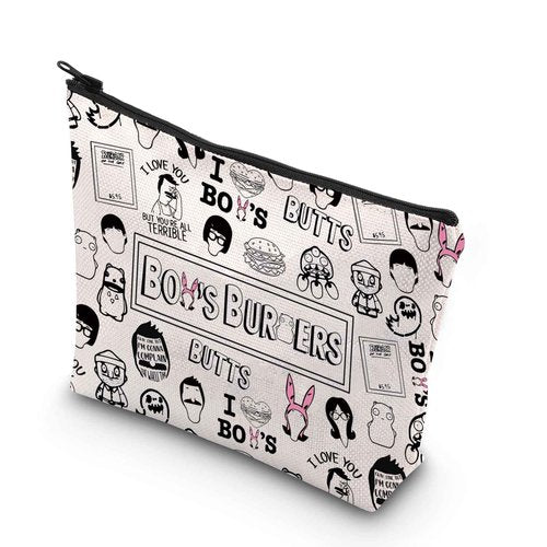 TSOTMO Cartoon TV Show Merchandise Gift Family Zipper Pouch Bag Cartoon Lover Style Gift(BUTTS bag)