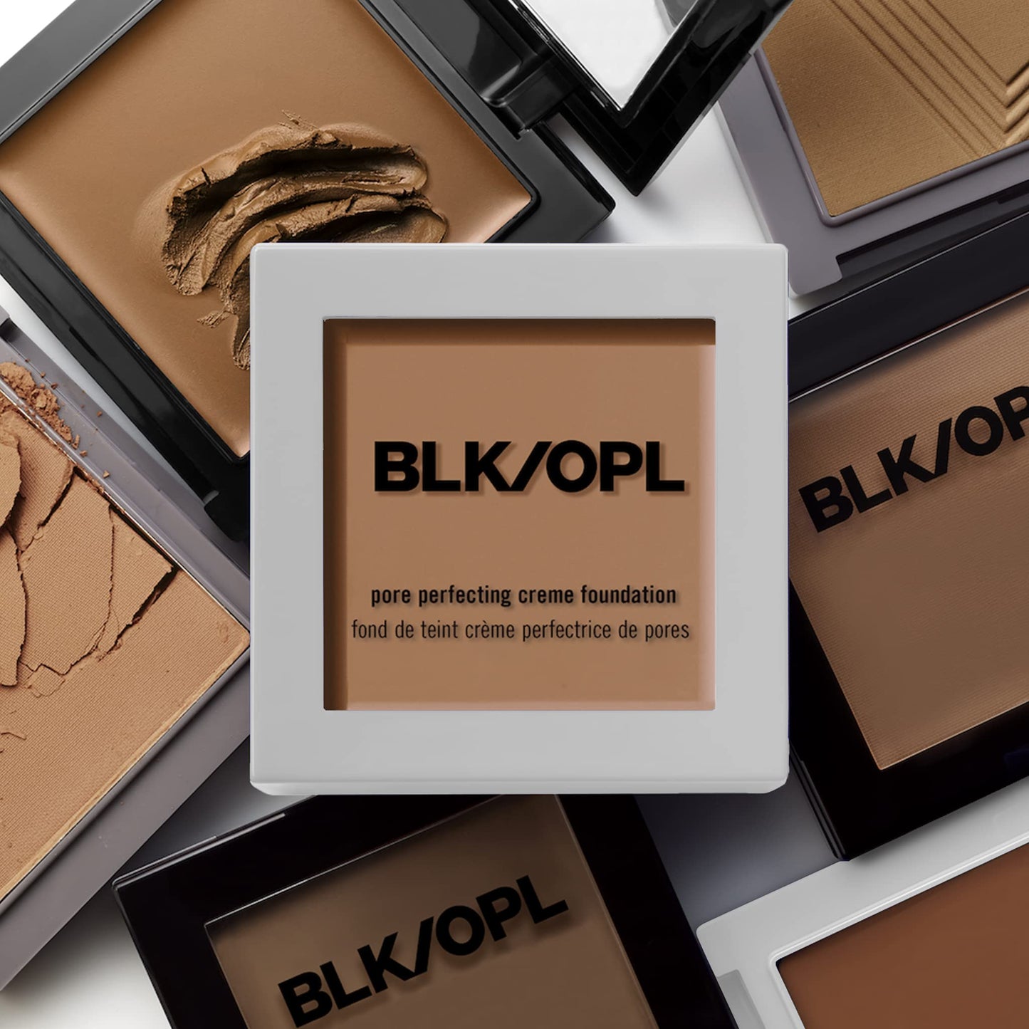 BLK/OPL TRUE COLOR Pore Perfecting Powder Foundation SPF 15, Amber — enriched with Vitamins C & E, cruelty-free