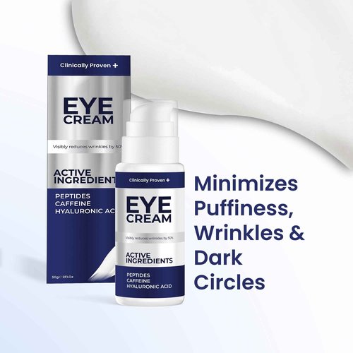 Under Eye Care Bundle: Eye Cream for Dark Circles, Puffiness & Bags with Retinol, Hyaluronic Acid & Caffeine + 30 Pairs Under Eye Patches for Dark Circles & Wrinkles, Anti-Aging Collagen Eye Masks for