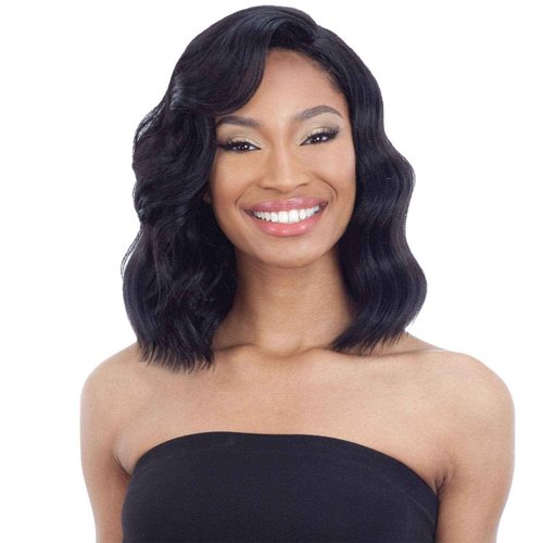 Freetress Equal Synthetic 5 Inch Lace Part Wig - VAL (1B Off Black)