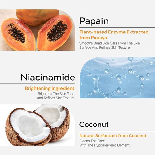 tHermoCEUTICAL Enzyme Snow Bubble Cleanser - Plant-Based Mousse Facial Wash, Papaya Enzyme, Refine Skin Texture, Micro Rich Bubbles, Gentle Cleansing, 3.38 fl.oz