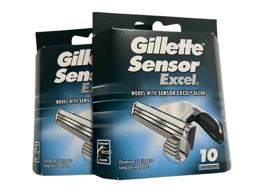 Gillette Sensor Excel Cartridges - 10 ct, Pack of 2