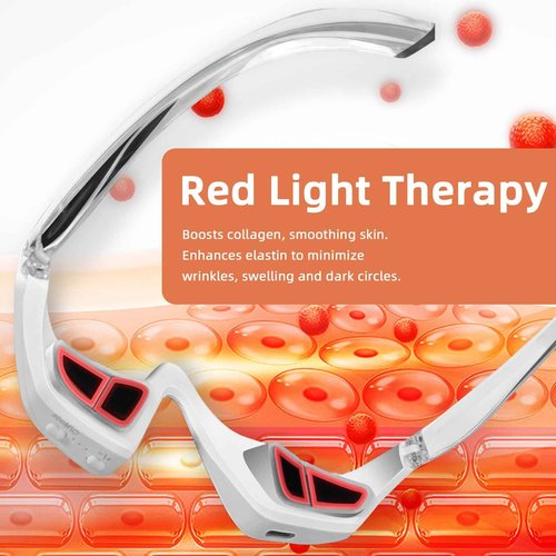 AYYHG Renewa Eyelift Device – Red Light Under Eye Therapy with Microcurrent & 3D Fit Design | Reduces Wrinkles, Dark Circles & Puffiness | Silent Operation for Sensitive Skin & Busy Lifestyles