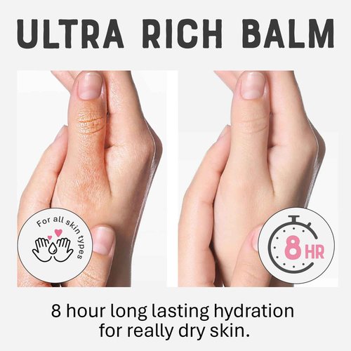 Dr. Lipp BFF Ultra Rich Balm 75ml – 4-in-ONE Dry Skin Moisturising Multi-Use Balm for Face, Hands, Body & any Delicate Areas – 100% Natural Coconut Oil & Lanolin – Fragrance & Cruelty Free