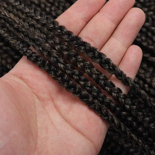 144 Strands Goddess Crochet Box Braids with Curly Ends 30 Inch Pre Looped Box Braids Crochet Hair 8 Packs Curly Crochet Braids for Black Women