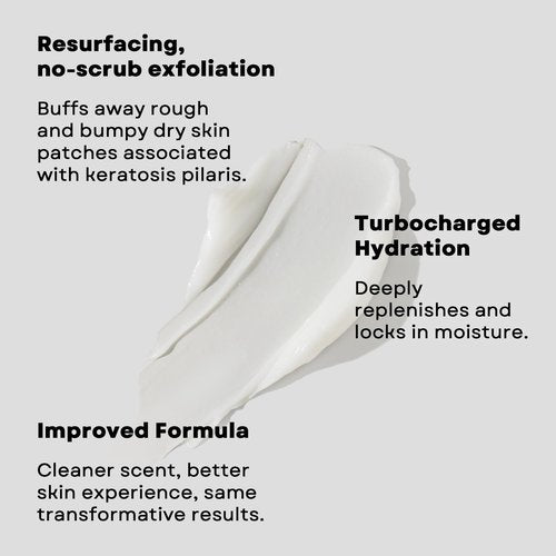 AmLactin KP Bumps Be Gone - Therapeutic Body Cream for Keratosis Pilaris - No-Scrub Exfoliator and Moisturizer with 15% Lactic Acid AHA, 3 oz, Pack of 2 (Packaging May Vary)