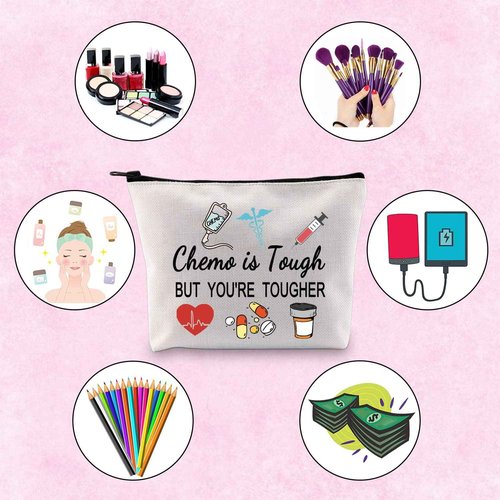 Chemo Care Package - Chemotherapy Makeup Bag (Tough)