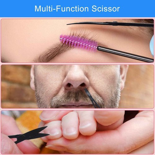 Fangze Tweezers and Fingernail Clippers Kit, 8 Pcs Professional Tweezer Nail Clipper Set Stainless Steel Manicure Tools with Case for Men Women
