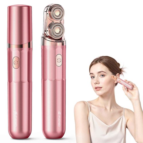 Epilator,2 in 1Epilator for Women Rechargeable,Womens Electric Shaver with LED Light,Hair Removal for Women Legs/Face/Bikini/Arms,Smooth Epilator Trimmer Travel Kit Set,Hair Removal Area Upgrade