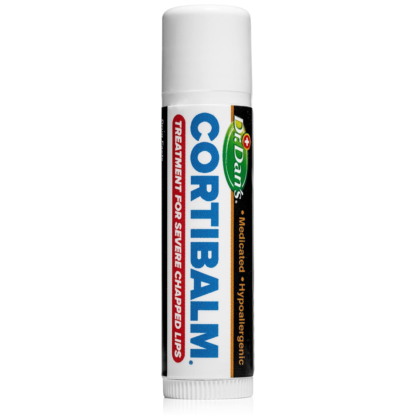 Dr. Dan's Cortibalm -8 pack-for Dry Cracked Lips - Healing Lip Balm for Severely Chapped Lips - Designed for Men, Women and Children