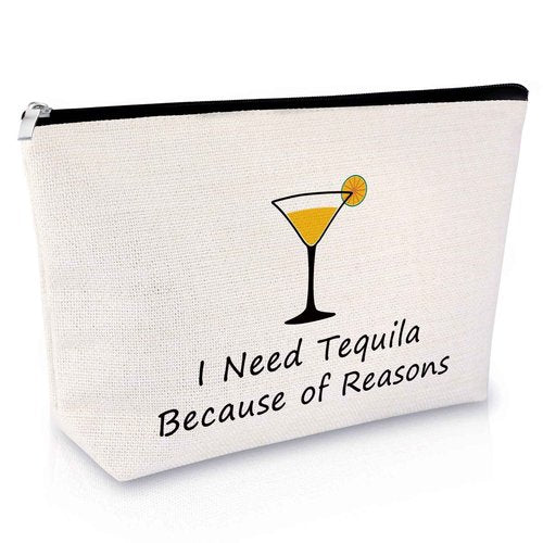 Tequila Gifts for Women Makeup bag for Women Tequila Lover Gift Ideas Cosmetic Bag Drinking Lovers Presents Funny Birthday Valentines Day Housewarming Presents for Best Friends Travel Cosmetic Pouch