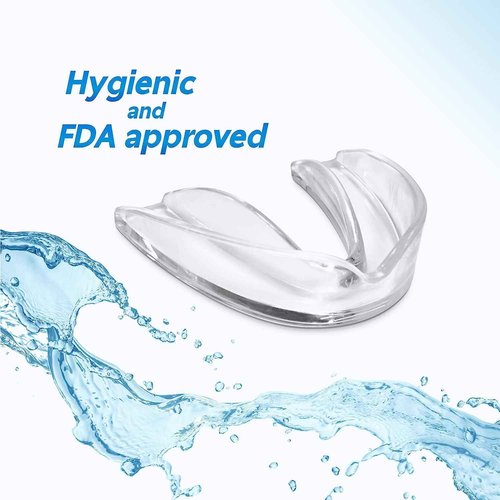 Moldable Mouth Guard for Teeth Grinding, Customizable Boil-and-Bite Mouthguard for Clenching, Dental Protection for Adults, Teens and Kids