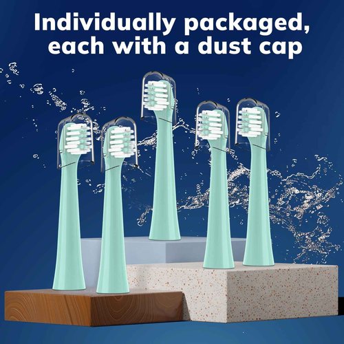 10 Pack Replacement Toothbrush Heads Compatible with Colgate Hum Toothbrush- Brush Heads Replacement for Colgate Hum Connected Smart Battery Electric Toothbrush