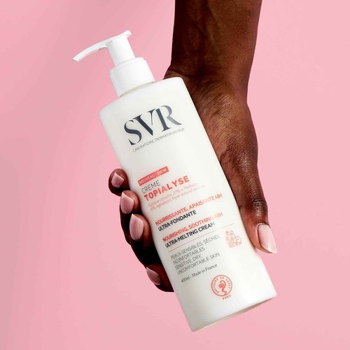 SVR Topialyse Cream With Shea Butter. Nourishing & Soothing Face & Body Cream For Dry Sensitive Skin. Moisturizer For Babies, Kids And Adults. Intense Hydration, 13.5 Fl.oz.