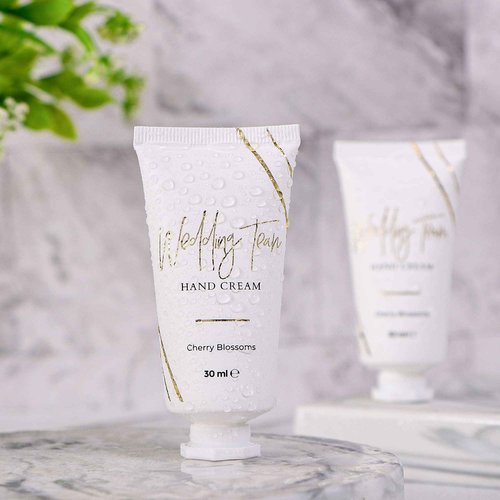 Pop Fizz Designs Wedding Team Hand Cream | Bridesmaids Proposal Gifts | Will You Be My Bridesmaid? | Bridal Shower Favors | Marble| 10 Pack