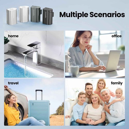 Ophimos Aluminum Alloy Toothbrush Head Cover/Cap/Protector Case,Travel Toothbrush Covers Long-lasting Toothbrush Head Caps for Most Electric/Manual Brushes, 2 Count