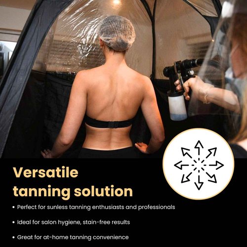 120 Pairs(240feets)Spray Tan Feet Pads Disposable & Economic Black Feet pads for Spray tanning,Use in Tanning booth,Sunless Tanning at Home or Beauty Salon-Non Slip-Comfortable-Hygienic-Ultra Bronzing