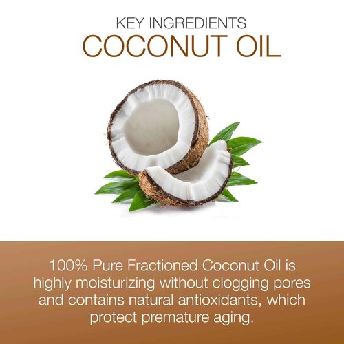 Bon Vital' Coconut Massage Creme Made with 100% Pure Fractionated Coconut Oil, Moisturizer to Repair Dry Skin, No Greasy Feel, Anti-Aging Cream for Professional Massage, 8 Ounces (Packaging May Vary)