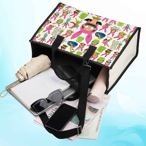LEVLO Louis Cosmetic Bag Belcher Fans Gift Bob Family Zipper Pouch Bag Louis Cartoon TV Show Merchandise (I'll See You LT)