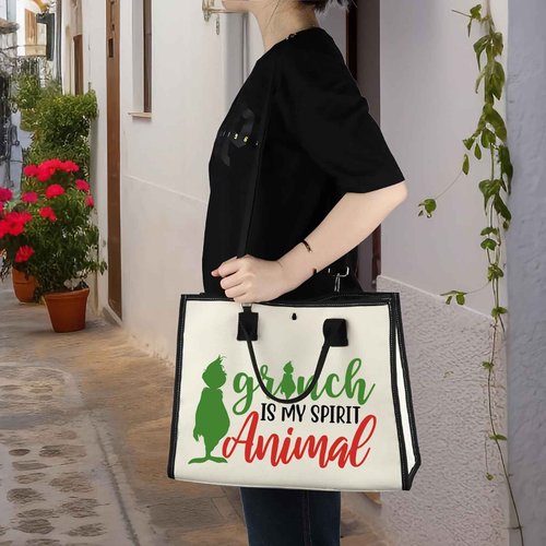 WZMPA Green Monster Cosmetic Makeup Bag Doctor Cat Fans Gifts Monster Is My Spirit Animal Zipper Pouch Bag For Monster Fans (Grin Spirit -TB)