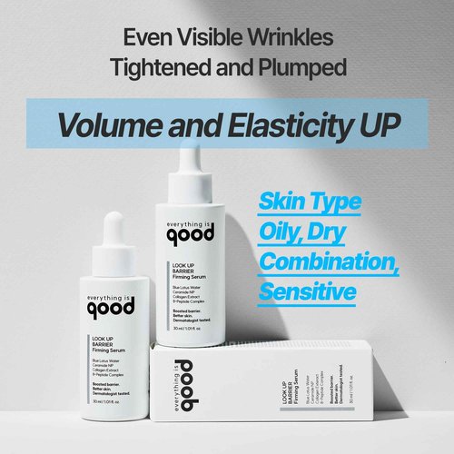 everything is good LOOK UP BARRIER Firming Serum– Vegan Collagen Peptide Hydrating Formula