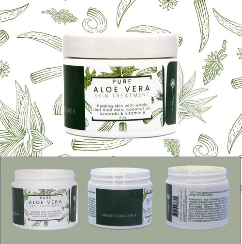 Made from Earth Pure Aloe Vera Treatment with Organic Coconut, Organic Olive Oil & Vitamin E