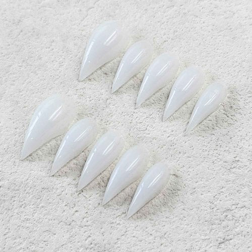 10 Pcs Handmade Press on Nails Short Curved Unique Stiletto Eagle Claw Acrylic Fake Nail with Dragon Claw Design Thickened Goth Nails Press Ons Full Cover Reusable Glue on Nail for Women（S）