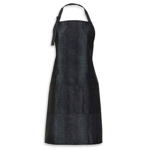 Plum Hill Snakeskin Hair Stylist Apron for Cosmetology, Nail Tech, Esthetician, Make-up Artist - Waterproof Bleach Proof - Hairdresser Apron with Pockets