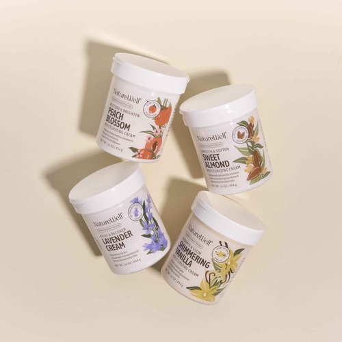 NATURE WELL Lavender Smooth & Soften Moisturizing Cream For Face, Body, & Hands, Calming & Soothing, Infused With Natural Oils & Extracts, Restores Skin Moisture Barrier, Pack of 2 (16 Oz Each)