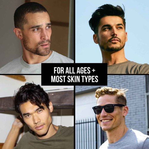 RUGGED & DAPPER - Daily Mens Face Wash + Scrub - 5 Month Supply - Deep Exfoliating Cleanser - Prevents Breakouts - Acne Face Wash Men's - USA Made with Natural Ingredients