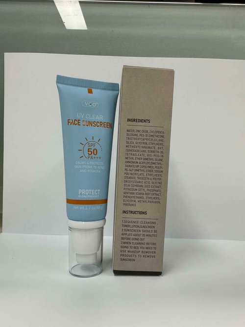 VGO Clear Face Sunscreen + VGO Tinted Sunscreen for Face