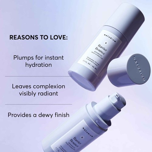 Naturium Barrier Bounce Serum, Plumps & Hydrates Face, Neck & Chest, Hydration Booster & Skin Care with Squalene & Ceramide Complex, 1.7 fl oz