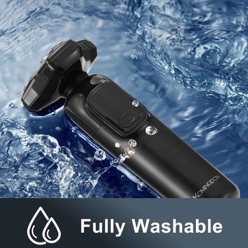 Electric Razor for Men, Magnetic Shavers for Men Face, Wet Dry Mens Electric Razors for Shaving Face, USB-C Rechargeable Multi-Functional Rotary Shaver with Nose Sideburns Hair Trimmer