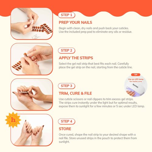 Heyhae Essentials Bundle - Semi Cured Gel Nail Strips (Hey, Girls Night?) + Top Gel [2 Pack]