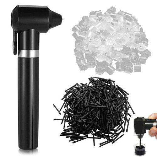 Ink Mixer Machine Kit, Yuelong Pigment Mixer Machine and Ink Caps Kit Includes Makeup Ink Pigment Electric Agitator Machine With 100 Mixing Sticks and 300 Mix Ink Cups for Microblading Supplies