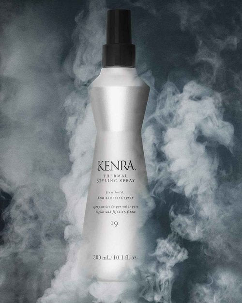 Kenra Professional Thermal Styling Spray 19 | Heat Protection | Firm Hold Heat-Activated | Tames Frizz, Flyaways & Adds Shine | All Hair Types | 10 fl. Oz (2-Pack)