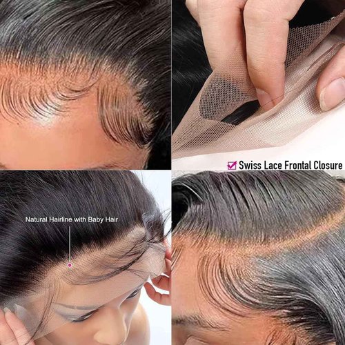 13x4 Ear To Ear Lace Frontal Free Part 13x4 Kinky Curly Lace Closure Brazilian Virgin Human Hair Frontals Natural Black 180% Density (13x 4 Kinky Curly, 18 inch)