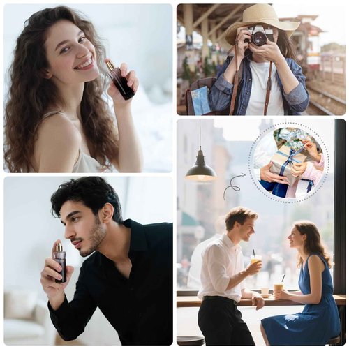 Segbeauty 1oz Refillable Atomizer Sprayer For Perfume, 2pcs Glass Spray Bottle, 30ml Travel Size Empty Bottles, Fine Mist Sprayer for Cologne, Travel Sample Bottle Perfume Making Kit with Refill Tool