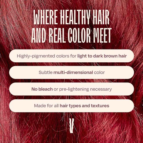 Overtone Semi Permanent Hair Color & Maintenance Daily Conditioner Set, Raspberry Pink, Formerly Pink for Brown