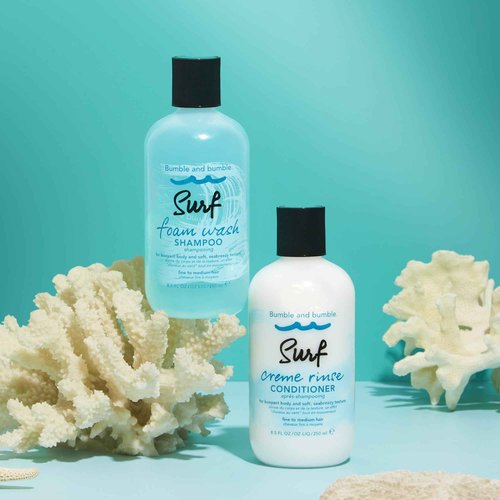 Bumble and bumble. Surf Foam Wash Texturizing Shampoo | For Seabreezy Texture | Volumizing | Wavy, Straight, 8.5 Fl Oz