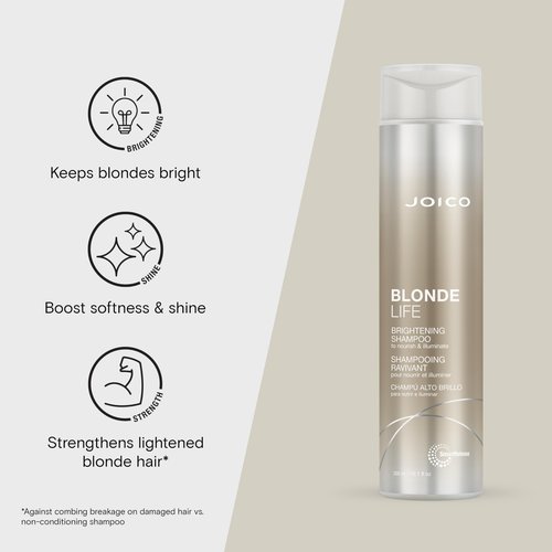 Joico Blonde Life Brightening Shampoo & Masque Set | Nourish & Illuminate | For Blonde Hair