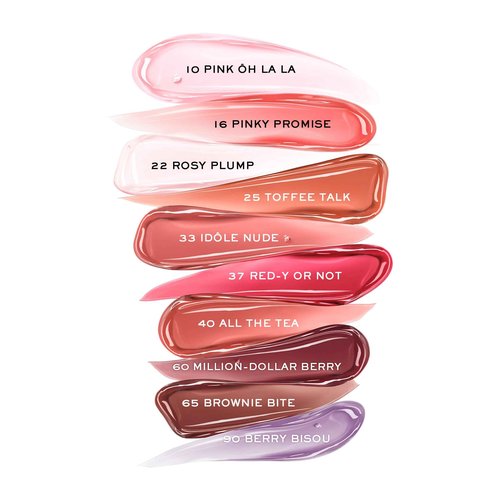 Lancôme Lip Idôle JuicyTreat Oil-in-Gloss -24HR Hydrating Gloss with Squalane for Instant Shine - 22 Rosy Plump