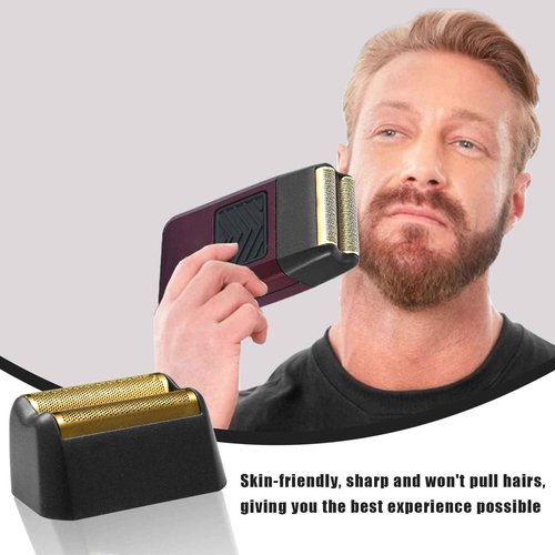 Pro 5 Star Series Finale Shaver Replacement Foil and Cutter Bar Assembly Compatible with wahl Shaver Model 7031-100/7043-100-For men's shaving- 3PCS Black